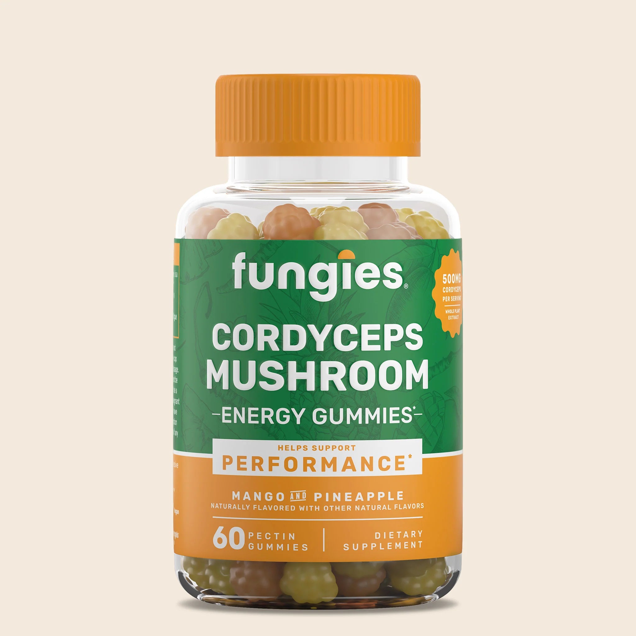 Gummies aux champignons énergétiques